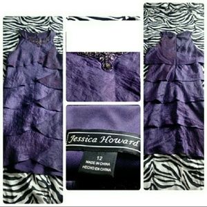 Jessica Howard Purple Dress